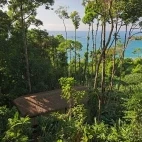 Aerial of Corcovado Wilderness Lodge in Costa Rica