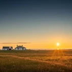Sunset in the Outer Hebrides, Scotland