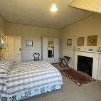 Bedroom at Killiechronan House in Isle of Mull, Scotland.