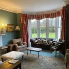 Drawing room at Killiechronan House in Isle of Mull, Scotland.