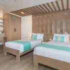 Golden suite on board Endemic ship in the Galapagos Islands