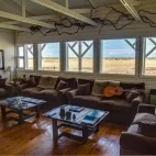 The living area at Estancia Rincon Chico, Argentina.