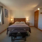 A bedroom at La Posta de Los Toldos, Argentina.