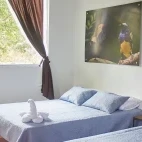 Double bedroom at Rancho Camana, Colombia.