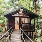 Exterior view of a cabin at Daintree Wilderness Lodge, Australia.
