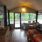 Bedroom at Davidson’s Arnhemland Safari Lodge, Australia.