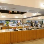 Buffet area at Mercure Kakadu Crocodile Hotel, Australia.