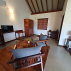 Seating area in double room at Claughton Wild.