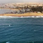 Panorama of Swakopmund in Namibia