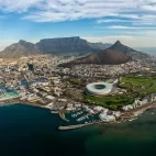 Aerial view of Cape Town, South Africa