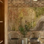 Part of the living and dining area at Arathusa Safari Lodge, South Africa