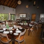 Dining room at Elephant Plains Game Lodge in South Africa