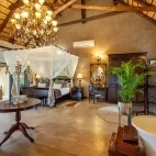 Honeymoon suite at Kings Camp in Timbavati Game Reseve, South Africa.