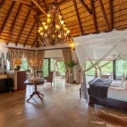 Honeymoon suite at Kings Camp in Timbavati Game Reseve, South Africa.