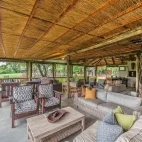 Main area at Shindzela Tented Safari Camp in Timbavati Private Game Reserve, South Africa 