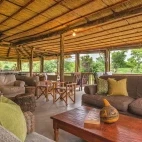 Main area at Shindzela Tented Safari Camp in Timbavati Private Game Reserve, South Africa 