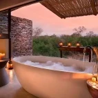 Bathroom at Rockfig Safari Lodge in Timbavati Game Reserve, South Africa