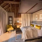 Bedroom at Rockfig Safari Lodge in Timbavati Game Reserve, South Africa