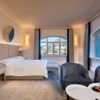 View of a bedroom at the Victoria & Alfred Hotel, Cape Town