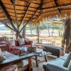 The main area at Sable Valley Lodge, Zimbabwe.