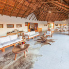 Lounge at Nxai Pan Camp in Botswana