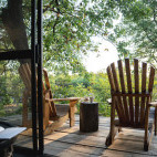 Balcony at Mashatu Lodge in Botswana