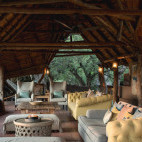 Lounge at Mashatu Lodge in Botswana
