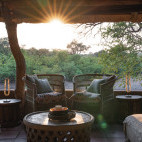 Lounge at Mashatu Lodge in Botswana