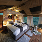 Bedroom at Mma Dinare in Botswana.