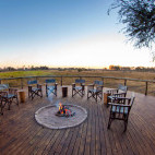 Campfire at Mma Dinare in Botswana