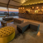 Bar at Pangolin Chobe Hotel in Botswana.