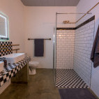 Bathroom at Pangolin Chobe Hotel in Botswana.