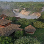 Aerial of Awash Falls Lodge in Ethiopia