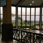 Seating area at Haile Resort in Awassa, Ethiopia