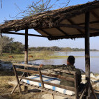 Lake viewpoint at Hara Langano Eco Lodge in Ethiopia