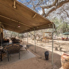 Verandah at Porini Amboseli Camp in Kenya