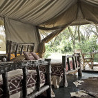 Bedroom at Porini Mara Camp in Kenya