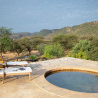 Plunge pool at Lentorre Lodge in Kenya.