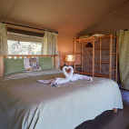 Bedroom at Porini Lion Camp in Kenya