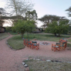 Campfire at Porini Mara Camp in Kenya