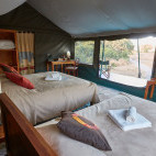 Bedroom at Porini Rhino Camp in Kenya