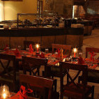 Dining at Samburu Game Lodge, Kenya