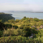 Aerial of Sunbird Lodge in Kenya.