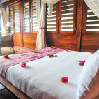Bedroom at Anjajavy Le Lodge in Madagascar.