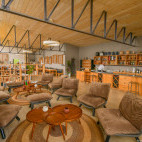 Lounge at Mantadia Lodge in Madagascar.