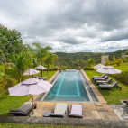 Swimming pool at Mantadia Lodge in Madagascar.