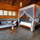 Bedroom at L’Heure Bleue in Nosy Be, Madagascar