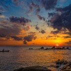 Lake Malawi at sunrise