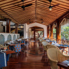 Golfinho restaurant at Anantara Bazaruto Island Resort in Mozambique.