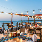 Restaurant at Anantara Bazaruto Island Resort in Mozambique.